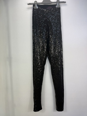 Commando black sequin leggings size S like new