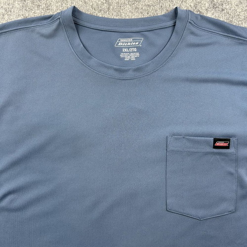 Dickies T-shirt with pocket, blue slate, 2XL