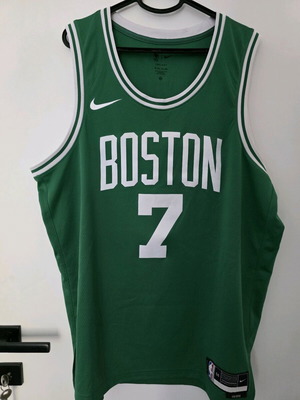 Boston Celtics Jaylen Brown Jersey 2XL like new, authentic