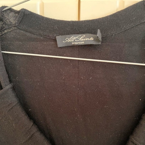 All Saints wool dress like new, black