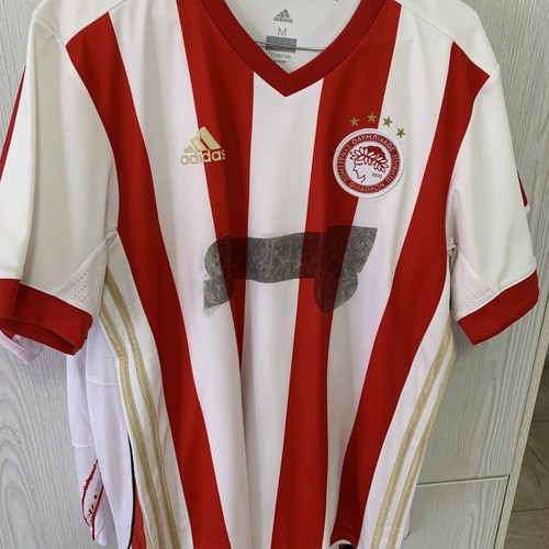 Olympiakos authentic football jerseys, medium and small sizes