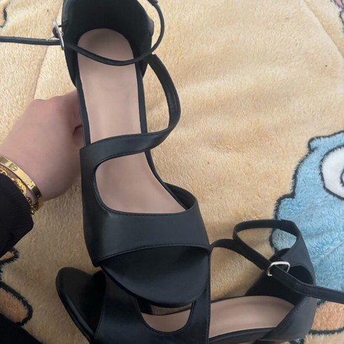 High heels pumps black used, size 39