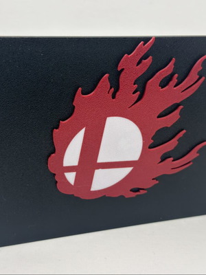 Nintendo Switch 2 3D Printed Faceplate Cover with Fire Logo