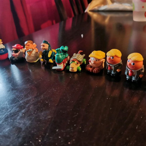Vintage collection of 41+ used Kinder Surprise toys