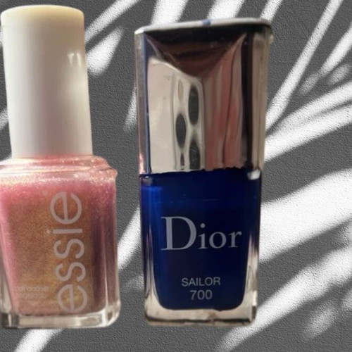 Set of two nail polishes Essie and Dior used 10ml and 13ml
