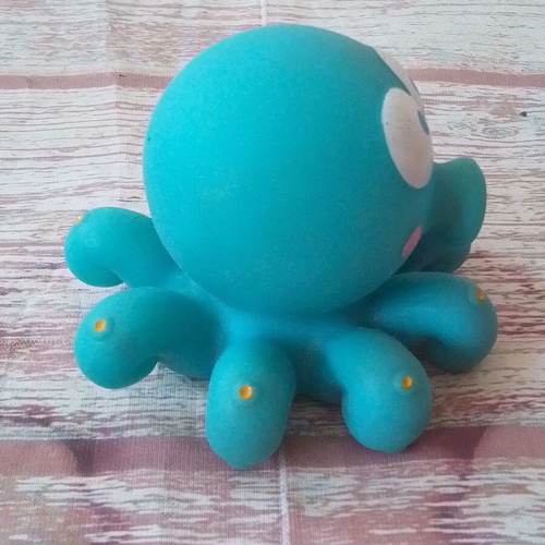 Baby happy bath octopus used