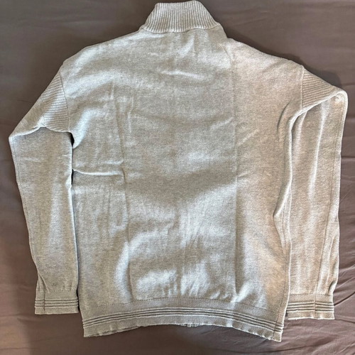 Benetton cardigan used, gray, size XS for 14 years old