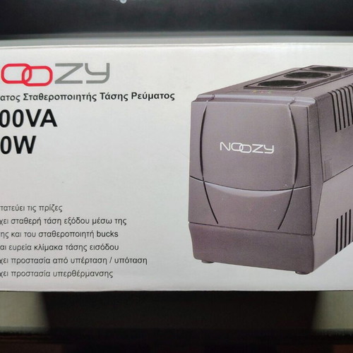 Noozy AVR 1500VA 750W voltage stabilizer like new with 3 Schuko sockets