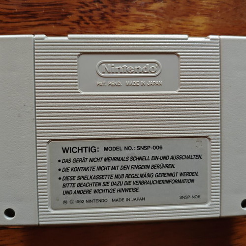 Asterix & Obelix SNES game used, original PAL cartridge with box
