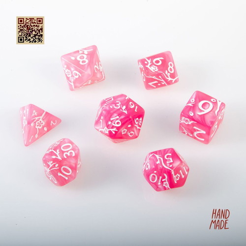 Dice set for Dungeons & Dragons with pouch new