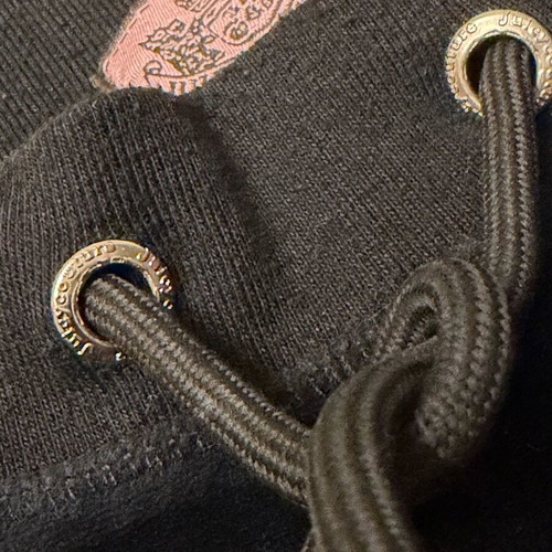 Black velour Juicy Couture tracksuit like new, size medium / large