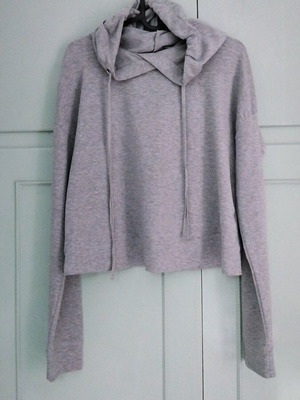 Λεπτό γκρι πουλόβερ Anel small σαν καινούργιο