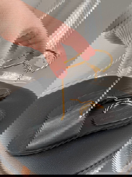 Πέδιλα flat Sante με αλυσίδα στον αστράγαλο