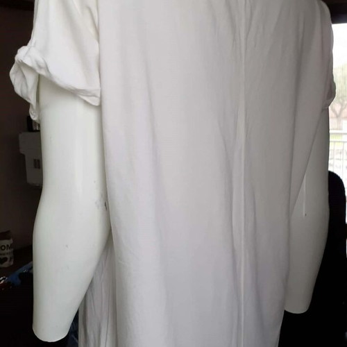 Blouse like new, size L, white and black