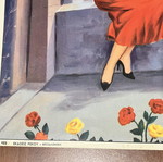 Chromolithograph Rekou used, 32x42 cm