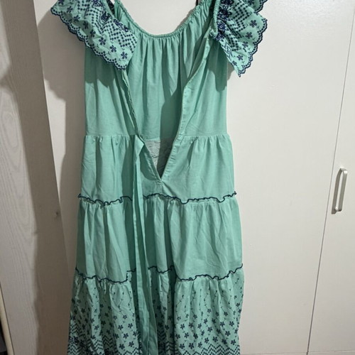 Dress, size XL 42 14, blue, zipper broken