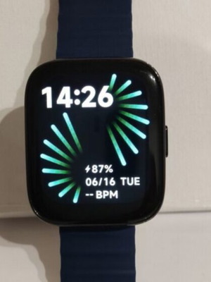 Xiaomi Redmi Watch 3 Active smartwatch like new, blue strap