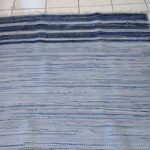 Rag rug slightly used 1.40x2.10