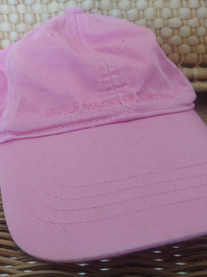 United Colors of Benetton kids pink jockey cap used