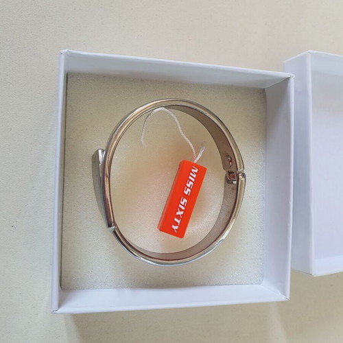 Miss Sixty Jewels bracelet with silver finish, like new, original box