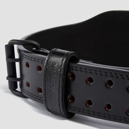 Myprotein Premium leather lifting belt new, size Small, black