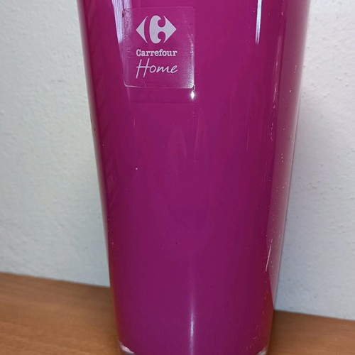 Carrefour Home vase used with wear, height 22cm