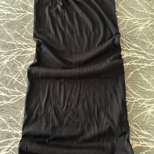 Long sequin skirt dress black one size new