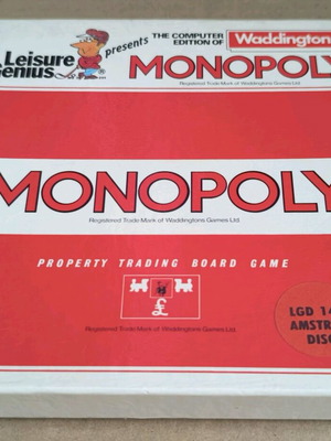Monopoly (Leisure Genius) (Amstrad Disk) like new