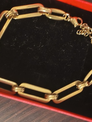 Stan and Stefan bracelet like new, stainless steel, gold color