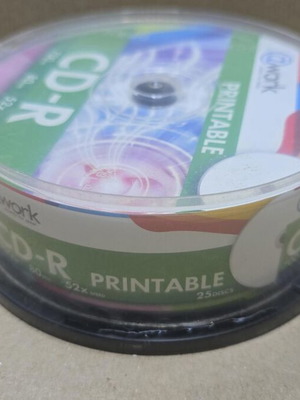 Work CD-R принтиращи, комплект от 25, 700MB, 52x скорост