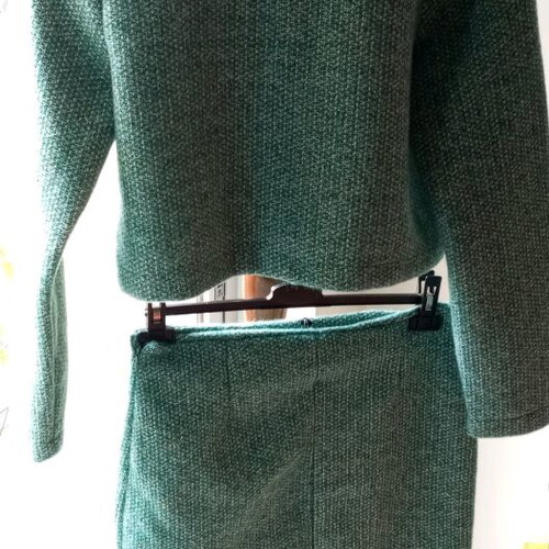 Women's vintage style suit size L new green