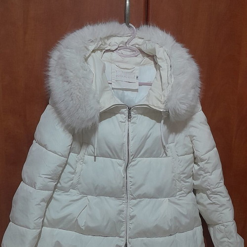 A-Style jacket like new, white and beige, size M
