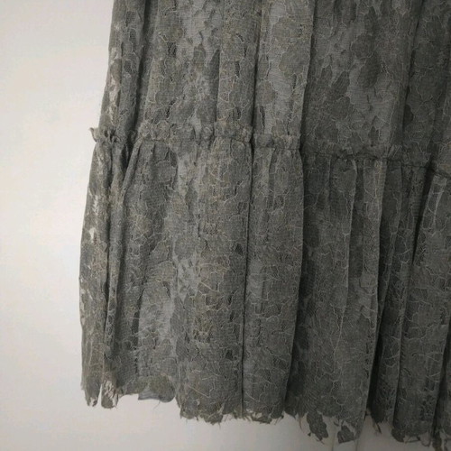Rouge mini lace dress gray like new size M