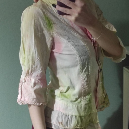 Vintage Elisa Cavaletti shirt like new, cotton, multicolor