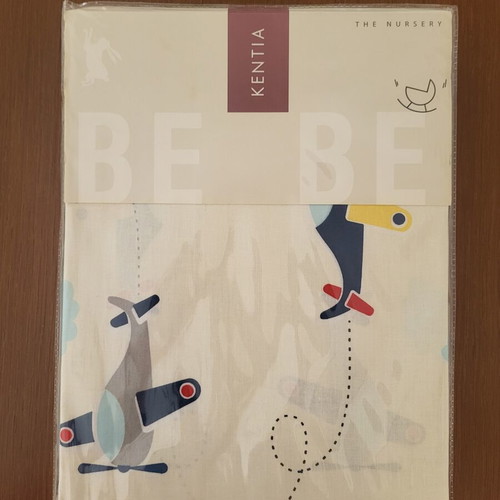 Kentia baby crib sheet set, 2 (120x170) + 1 (30x40), 100% cotton