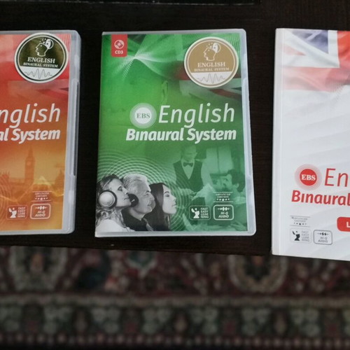 English Binaural System new, language learning book and CDs