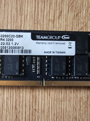 TeamGroup 16GB DDR4 3200MHz SODIMM RAM σαν καινούργιο