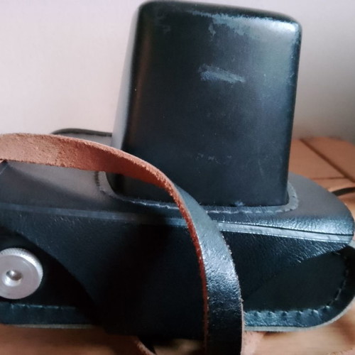 Zenit E camera with Helios 44-2 lens, like new, with original case