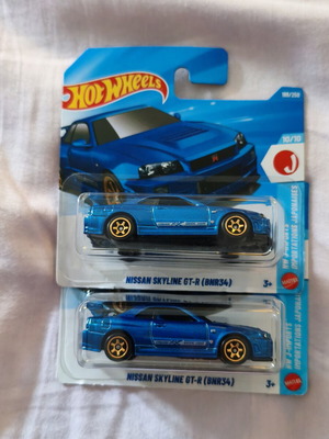 Hot Wheels Nissan Skyline GT-R (BNR34) παιχνίδι αυτοκίνητο