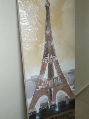 Canvas painting new, embossed, 60x180 cm