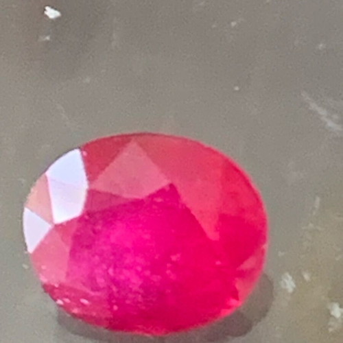 Natural ruby 3.25 cts new, round cut