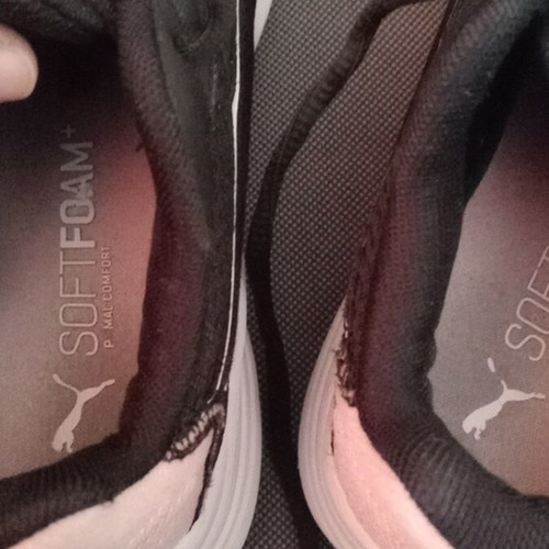Puma athletic girls' shoes size 37 like new black