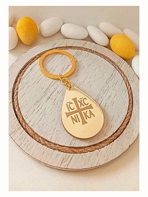 Handmade martyrika keychains with large plexiglass drop made to order