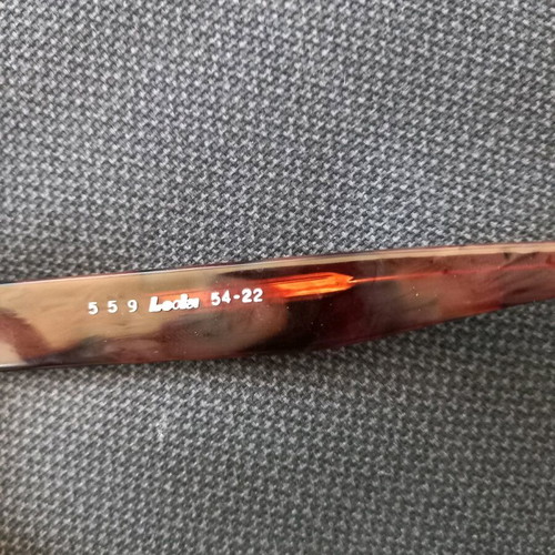 LODA 559 vintage handmade eyeglass frame new brown
