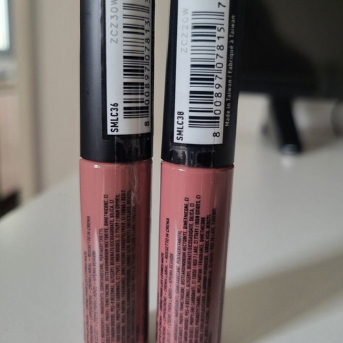 NYX Professional Makeup Soft Matte Lip Cream in 2 Shades with Silver Pouch