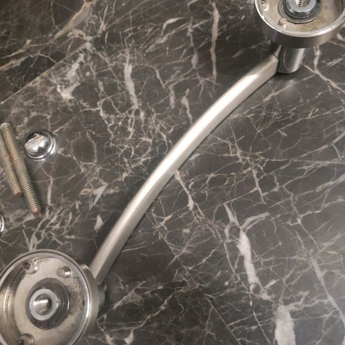 Inox 304 door handle used, 20 cm screw distance