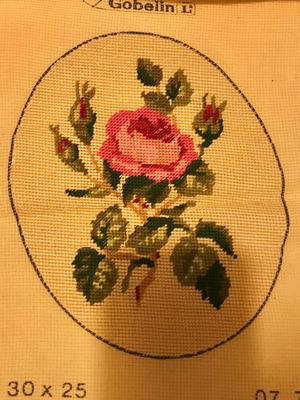 Handmade embroidery new for grandma's frame