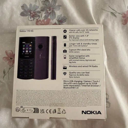 Nokia 110 4G Midnight Blue new