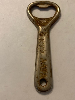 Beer bottle opener used