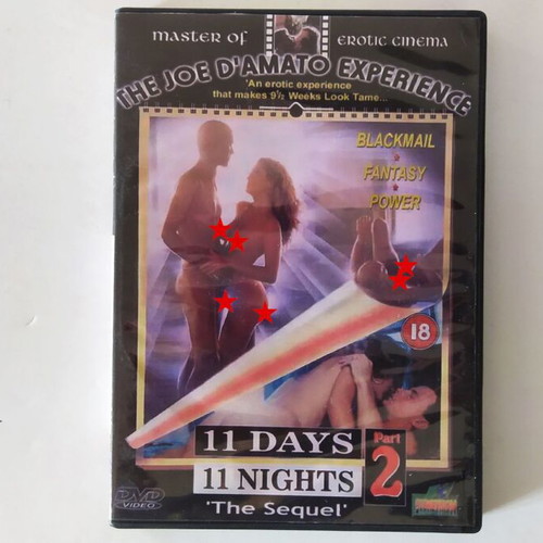 Eleven Days, Eleven Nights 2 DVD like new, erotic drama with subtitles